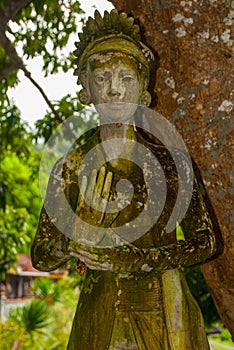 Sculpture in the Tirta Gangga park, Karangasem, Bali, Indonesia.