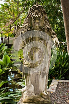 Sculpture in the Tirta Gangga park, Karangasem, Bali, Indonesia. photo