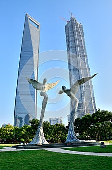 Sculpture and towers