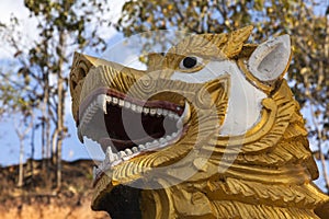 Sculpture at Wat Phra That Doi Kong Mu