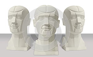 Sculptures anatomy head