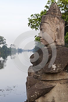 Sculptures at Angkor Thom