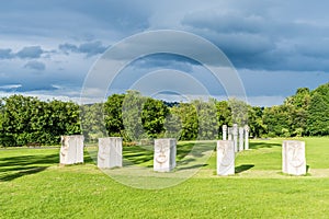 Sculptures in Cabinteely Park, Dublin, Ireland