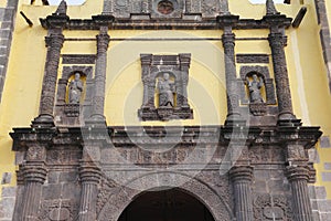 Sculptures of the Church in Zacatlan, puebla V