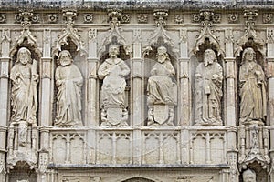 Sculptures on the Exterior of Exeter Cathedral