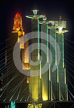Sculptures in front of Bartle Hall Convention Center, Kansas City, MO
