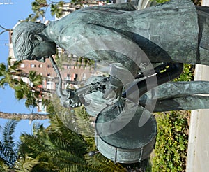 Sculptures of musicians on the promenade of Torrevieja