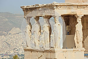 Sculptures of the Old Athena Temple