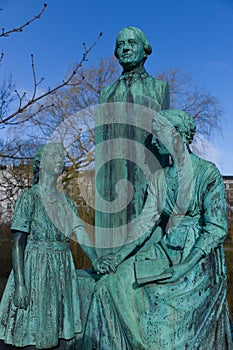 Sculptures in Orsted park