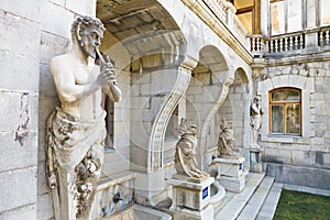 Sculptures Satyr and Chimera of Massandra Palace