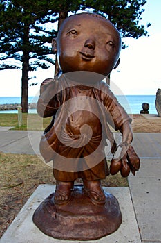 Sculptures by the sea Cottesloe beach Perth