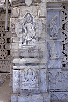 Sculptures , Somwar Peth Jain Temple, Pune photo