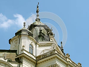 Sculptures on the Theatre in Kosice.