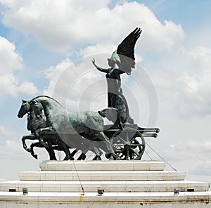 Sculptures of Vittorio Emmanuele monument