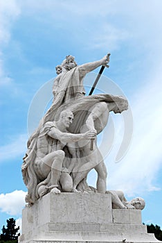 Sculptures of Vittorio Emmanuele monument