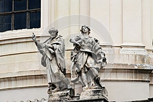 Sculptures of Vittorio Emmanuele monument photo