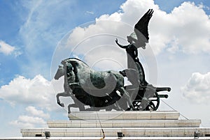 Sculptures of Vittorio Emmanuele monument photo