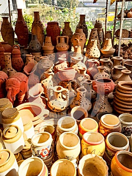 Sculpures and pots