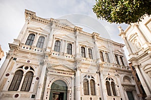 Scuola Grande di San Rocco in Venice. Italy. photo