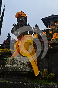 The scuplture Pura Besakih most beautiful architecture