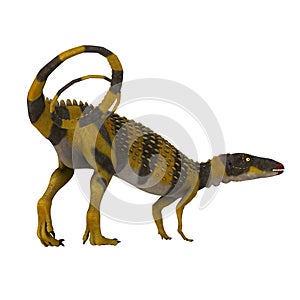 Scutellosaurus Dinosaur with Tail