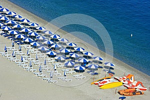 Scylla beach with catamarans