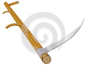 Scythe garden tool
