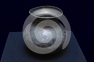 Scythian silver pot. Collection of National Hystory Museum. Kyiv Ukraine