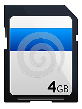 SD Memory Card Icon