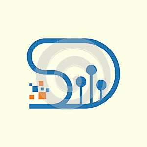 SD, DS Online Data Management Logo