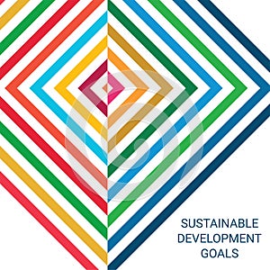 Sustainable Development Goals. Illustration EPS