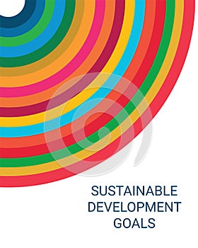 Sustainable Development Goals. Illustration EPS