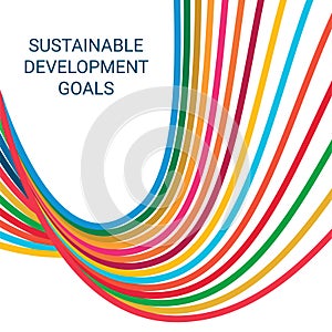 Sustainable Development Goals. Illustration EPS