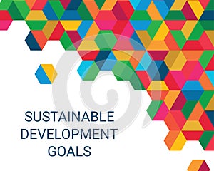 Sustainable Development Goals. Illustration EPS