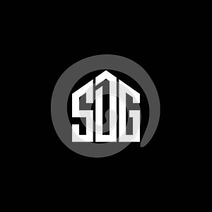 SDG letter logo design on BLACK background. SDG creative initials letter logo concept. SDG letter design.SDG letter logo design on