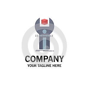 SDK, App, development, kit, programming Flat Color Icon Vector