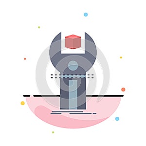 SDK, App, development, kit, programming Flat Color Icon Vector