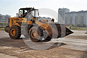 SDLG Earthmover on Road