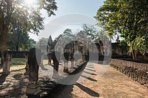 Sdok Kok Thom ancient castle entrance, Sa Kaeo, Thailand