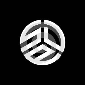 SDP letter logo design on black background. SDP creative initials letter logo concept. SDP letter design