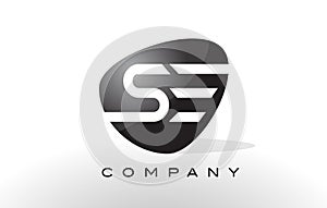 SE Logo. Letter Design Vector.