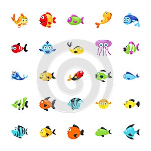 Sea Animal Icons