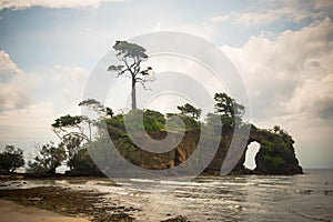 a sea arch in Neil island, Andaman and Nicobar