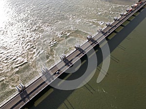 Sea barrier protection, Zeeland, The Netherlands