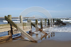 Sea barrier at Spittal