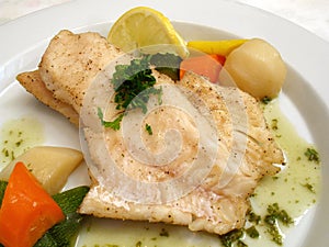 Sea Bass With Vegetables