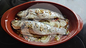 Sea Basses in the Oven