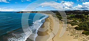 Sea and Bay views from Hanging Rock at Batemans Bay