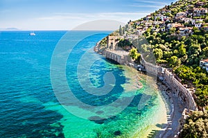 Sea beach in Alanya, Turkey