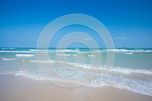 sea beach blue sky sand sun daylight relaxation landscape